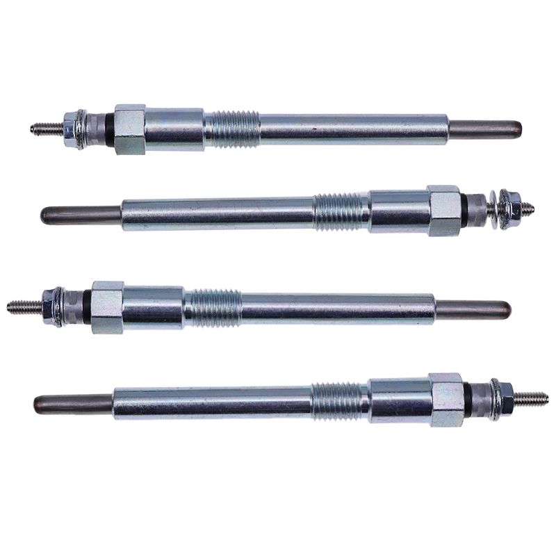 4 PCS Glow Plug 17331-65510 for Kubota Engine V1902 V2203 V1702 V2003 V2403 Tractor L2250F L2550F L2950F