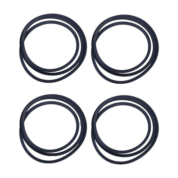4 Pieces Belt Set A151908700 KT99202431 for Kubota Mower DM 2024 DM2028 DM2032