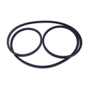 4 Pieces Belt Set A151908700 KT99202431 for Kubota Mower DM 2024 DM2028 DM2032