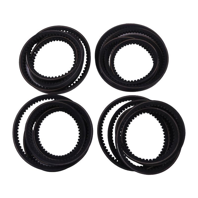 4 Pieces Drive Belt Set AE55671 142593 for John Deere Disc Mower 265 275 Gehl 1162 1165