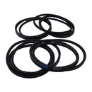 4 Pieces Drive Belt Set AE55671 142593 for John Deere Disc Mower 265 275 Gehl 1162 1165
