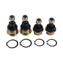 4 Pieces Front Suspension Upper Lower Ball Joint AM146066 AM142542 for Yanmar 3TNV70 Kawasaki FD620D Engine John Deere Utility Vehicle UV72 XUV 845E