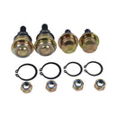 4 Pieces Front Suspension Upper Lower Ball Joint AM146066 AM142542 for Yanmar 3TNV70 Kawasaki FD620D Engine John Deere Utility Vehicle UV72 XUV 845E