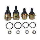 4 Pieces Front Suspension Upper Lower Ball Joint AM146066 AM142542 for Yanmar 3TNV70 Kawasaki FD620D Engine John Deere Utility Vehicle UV72 XUV 845E