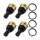 4 Pieces Front Upper Lower Ball Joint 7081924 7082507 for Polaris ACE General Ranger Crew XP RZR Scrambler Sportsman