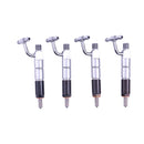 4 Pieces Fuel Injector 6205-11-3200 for Komatsu Engine S4D95LE-3A-2 S4D95LE-3A-2A S4D95LE-3A-2Z