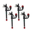 4 Pieces Pencil Fuel Injector RE57469 RE60062 32262 for John Deere Engine 3029 4045 6068 6090 6136 Tractor 5055E 6250R 5075E 6M250 7R350 8R410 9R540 6210R