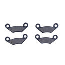 4 Pieces Semi-Metallic Brake Pad AM141182 for John Deere Utility Vehicle HPX615E HPX815E XUV825M XUV850D XUV855M M-GATOR