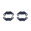 4 Pieces Semi-Metallic Brake Pad AM141182 for John Deere Utility Vehicle HPX615E HPX815E XUV825M XUV850D XUV855M M-GATOR