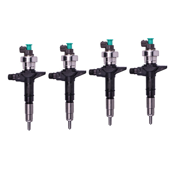 4 Fuel Injectors 295050-0910 8-98159583-1 for Isuzu Engine 4JK1 4JJ1 Vehicle D-Max