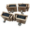 4 PCS Engine Cushion Rubber RC417-42990 for Kubota Excavator KX91-3 KX91-3S U35 U35-3 U35S U35-3S