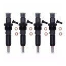 4 Pcs Fuel Injector 0432133771 for CASE P70 Engine 430 445 New Holland L190 Skid Sterr Loader