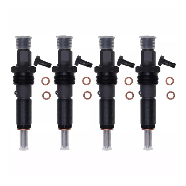 4 Pcs Fuel Injector 0432133771 for CASE P70 Engine 430 445 New Holland L190 Skid Sterr Loader