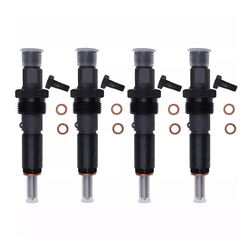 4 Pcs Fuel Injector 0432133771 for CASE P70 Engine 430 445 New Holland L190 Skid Sterr Loader