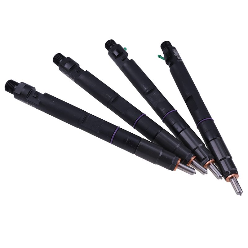 4 Pieces Common Rail Fuel Injector 320/06881 for JCB Engine 444 Skid Steer Loader 225 260 280 300 330