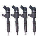 4 Pieces Fuel Injector 0445110507 129E00-53100 for Yanmar Engine 4TNV88C 4TNV98 4TNV98C