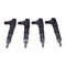 4 Pieces Fuel Injector 1J550-53000 1J550-53001 for Kubota Engine V3800 V3800-DI-T Tractor M8540 M9540 M96SHDM Loader SVL90 SVL90C