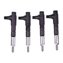 4 Pieces Fuel Injector 1J550-53000 1J550-53001 for Kubota Engine V3800 V3800-DI-T Tractor M8540 M9540 M96SHDM Loader SVL90 SVL90C