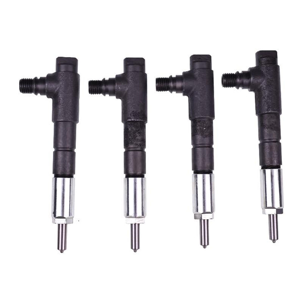 4 Pieces Fuel Injector 1J550-53000 1J550-53001 for Kubota Engine V3800 V3800-DI-T Tractor M8540 M9540 M96SHDM Loader SVL90 SVL90C