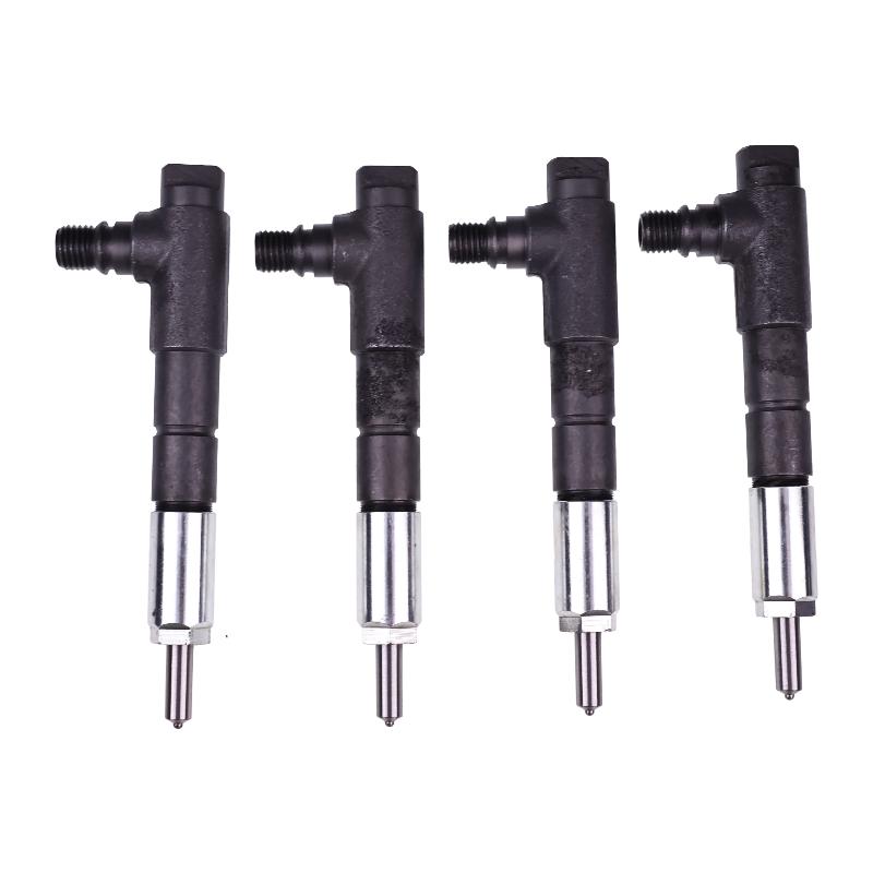 4 Pieces Fuel Injector 1J550-53000 1J550-53001 for Kubota Engine V3800 V3800-DI-T Tractor M8540 M9540 M96SHDM Loader SVL90 SVL90C