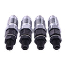 4 Pieces Fuel Injector 32C61-06000 for Mitsubishi Engine S4S S6S S4Q2 Forklift F18C FD60-70