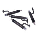 4 Pieces Fuel Injector 712102-53100 for Yanmar Engine 3TNE84 3TNE88 3TN84TL 4TNE84 4TNE88 4TNV88 4TN78TL