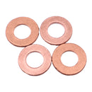 4 Pieces Fuel Injector Gasket 1G796-53620 1J864-53620 for Kubota Engine V3800 V2403 D1703 D1803 Tractor L2501 L3506 L4802 M5040 M6040 M7040 M8540