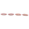 4 Pieces Fuel Injector Gasket 1G796-53620 1J864-53620 for Kubota Engine V3800 V2403 D1703 D1803 Tractor L2501 L3506 L4802 M5040 M6040 M7040 M8540