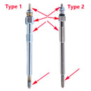 4 Pieces Glow Plug 1G911-65510 for Kubota Engine V2203 V2403 D1803 Excavator KX033-4 KX040-4 U35-4 Tractor L2501 L4060 L6060 MX4800 MX4900 MX5400