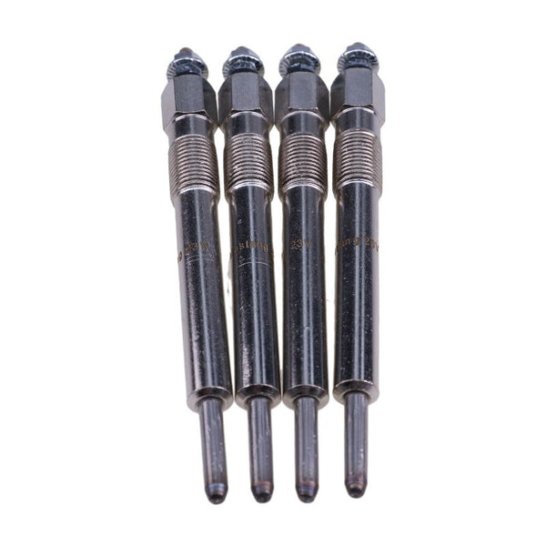 4 Pieces Glow Plug 8970476042 for Isuzu Engine 4JG1 4JG2 6BG1 6BG1T 4JA1 4JB1 4JC1 4BC2 4BD1 4BG1 4JB1 4LB1 4LC1 4LE1 4LE2