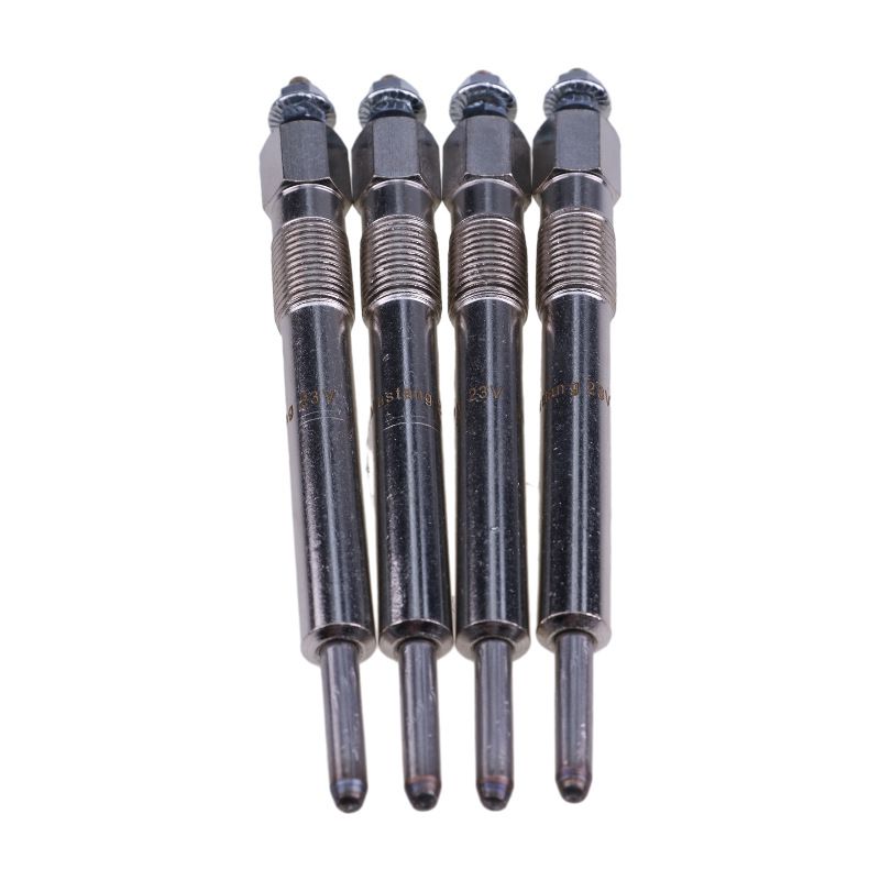 4 Pieces Glow Plug 8970476042 for Isuzu Engine 4JG1 4JG2 6BG1 6BG1T 4JA1 4JB1 4JC1 4BC2 4BD1 4BG1 4JB1 4LB1 4LC1 4LE1 4LE2