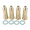 4 Pieces Injector Sleeve 8-97602301-1 for Isuzu Engine 4HK1