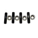 4 Pieces Turbo Mounting Stud and Nut Kit 3818823 3818824 for Cummins Engine 4BT 6BT 6CT B5.9 B6.7 ISBE ISB5.9 ISC8.3 ISL8.9 L10 N14 Dodge 5.9L 89-07