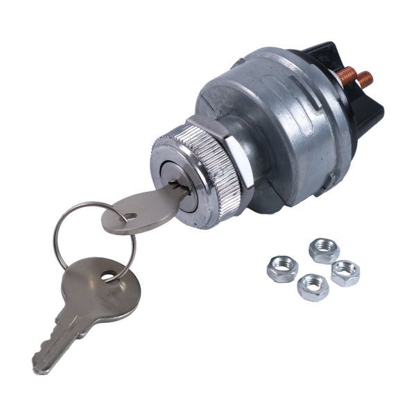 4 Terminals Ignition Switch With 2 Keys 1101202 P11092 for JLG Lull Telehandler 1044C-54 644B 6K 844C 8K 1044C 10K 644E-42 944E-42 D-Series