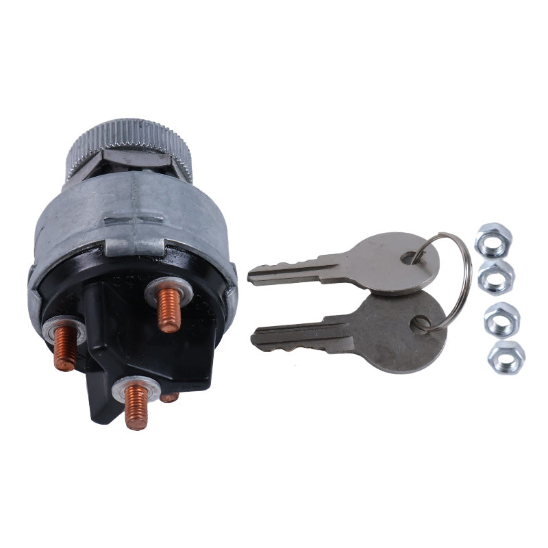 4 Terminals Ignition Switch With 2 Keys 1101202 P11092 for JLG Lull Telehandler 1044C-54 644B 6K 844C 8K 1044C 10K 644E-42 944E-42 D-Series