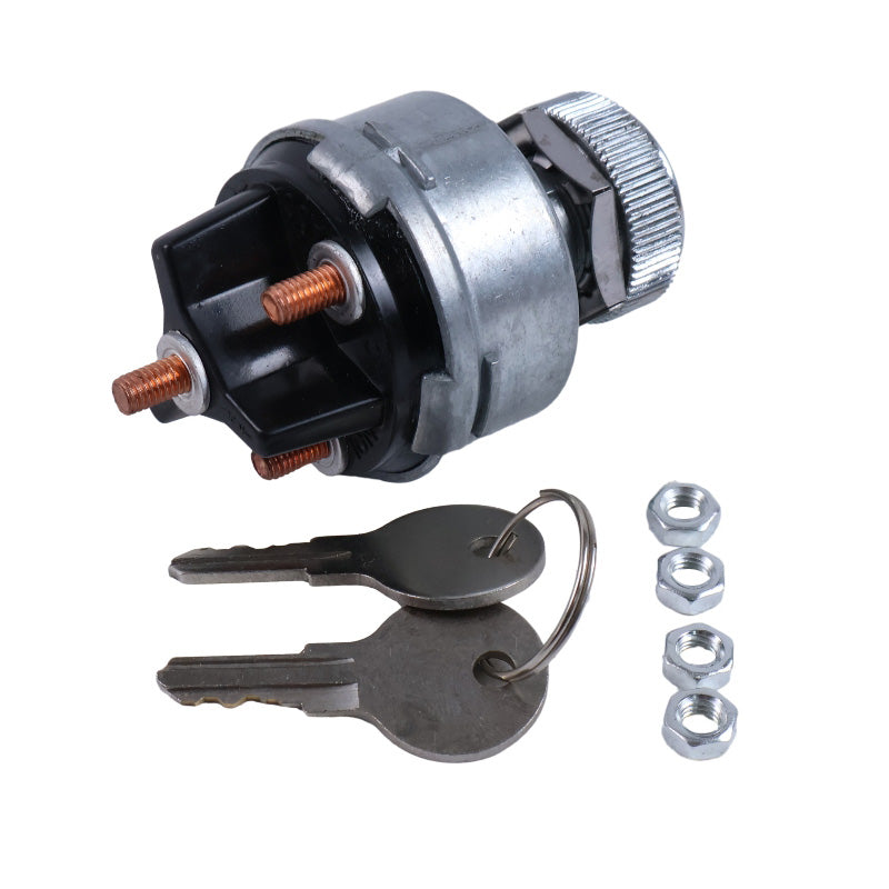 4 Terminals Ignition Switch With 2 Keys 1101202 P11092 for JLG Lull Telehandler 1044C-54 644B 6K 844C 8K 1044C 10K 644E-42 944E-42 D-Series