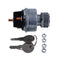 4 Terminals Ignition Switch With 2 Keys 1101202 P11092 for JLG Lull Telehandler 1044C-54 644B 6K 844C 8K 1044C 10K 644E-42 944E-42 D-Series
