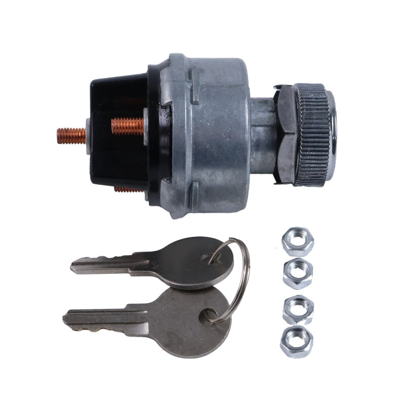 4 Terminals Ignition Switch With 2 Keys 1101202 P11092 for JLG Lull Telehandler 1044C-54 644B 6K 844C 8K 1044C 10K 644E-42 944E-42 D-Series