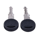 2 Pieces Key 1017696 for Tennant Floor Scrubber T600e T600 T5 T3 T7 T300 T350 T500 Nobles Burnisher SpeedGleam 5 7 B7 B5