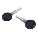 2 Pieces Key 1017696 for Tennant Floor Scrubber T600e T600 T5 T3 T7 T300 T350 T500 Nobles Burnisher SpeedGleam 5 7 B7 B5
