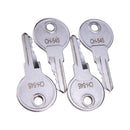 4 Pieces Tool Box Latch Key CH-545 for Truck Trailer RV Horse Trailer Car Hauler