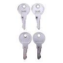 4 Pieces Tool Box Latch Key CH-545 for Truck Trailer RV Horse Trailer Car Hauler