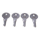 4 Pieces Tool Box Latch Key CH-545 for Truck Trailer RV Horse Trailer Car Hauler