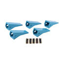 5 Set 230SP Bucket Tooth & 23FP Pin for John Deere CASE JCB Mini Excavator Loader