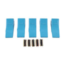 5 Set 230SP Bucket Tooth & 23FP Pin for John Deere CASE JCB Mini Excavator Loader