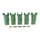 5 Pieces Bucket Digging Teeth V29SYL with Flex Pin V29PN for Excavator
