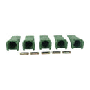 5 Pieces Bucket Digging Teeth V29SYL with Flex Pin V29PN for Excavator