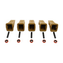 5 Pieces Teeth with Pin & Keeper 1U3252 9J2258 8E6259 8E6258 for Caterpillar CAT Digging & Trenching Buckets