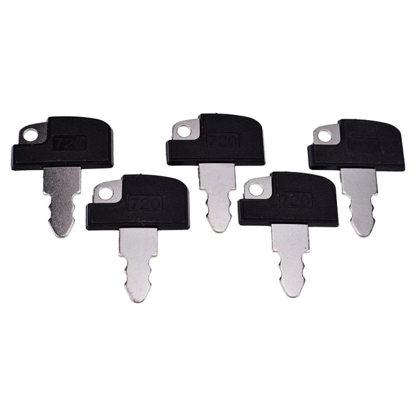 5 Keys 14446213202 14446213200 12657078720 for TYM 40H T194H T233 T234 T264 T273 T290 T300 T303 T330 T353 Mahindra 2310 2810 3510 4010 4110 4510 7010 7810 Tractor