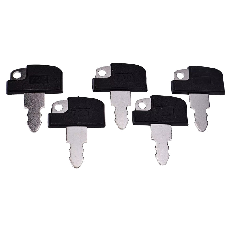 5 Keys 14446213202 14446213200 12657078720 for TYM 40H T194H T233 T234 T264 T273 T290 T300 T303 T330 T353 Mahindra 2310 2810 3510 4010 4110 4510 7010 7810 Tractor